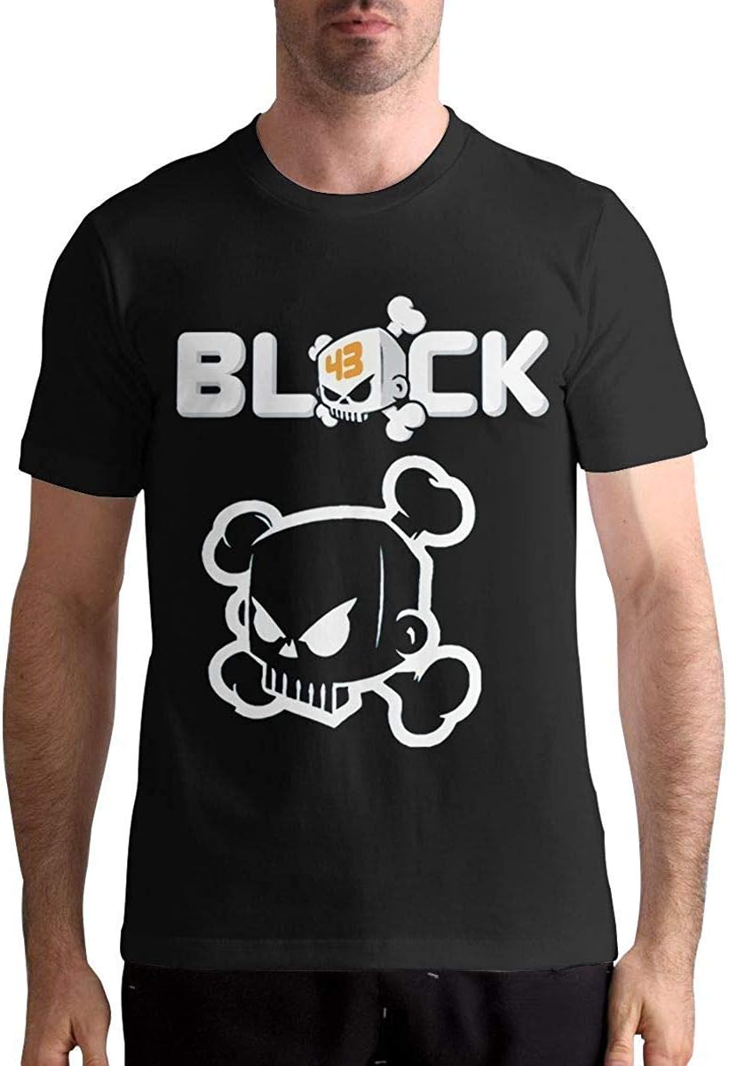 Holiday DIY Ken Block Skull Mens Leisure T Shirts Athletic