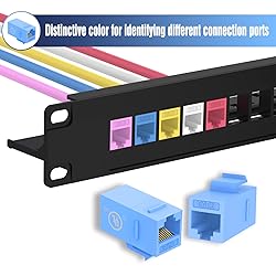 VCE CAT6 Keystone Coupler UL Listed, RJ45 Female to