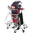 Walker for Seniors, Hemiplegia Rehabilitation Standing Frame Adult Walker Walking Aid for The Disabled, Medical Walker with Adjustable Height, Suitable for People of 59~71 inch