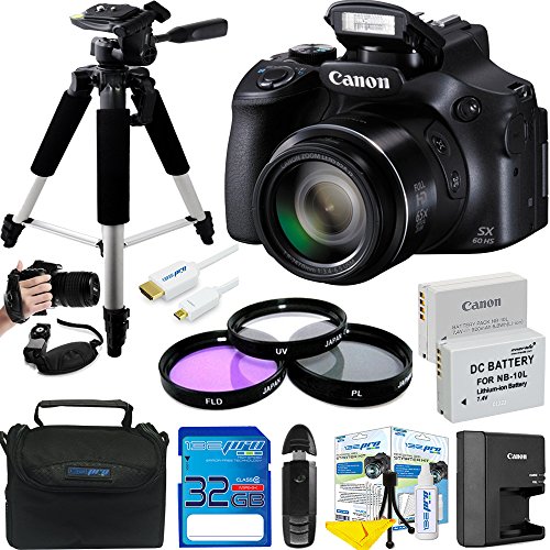 Canon-PowerShot-SX60-HS-161MP-Digital-Camera-with-65x-Optical-Zoom-and-Built-in-WiFi-NFC-Expo-Advanced-Accessories-Bundle