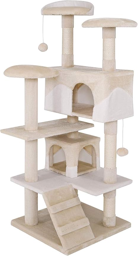 Dibea Arbre A Chat Arbre A Grimper Griffoir Pour Chat Hauteur 130 Cm Couleurs Differentes Amazon Fr Animalerie