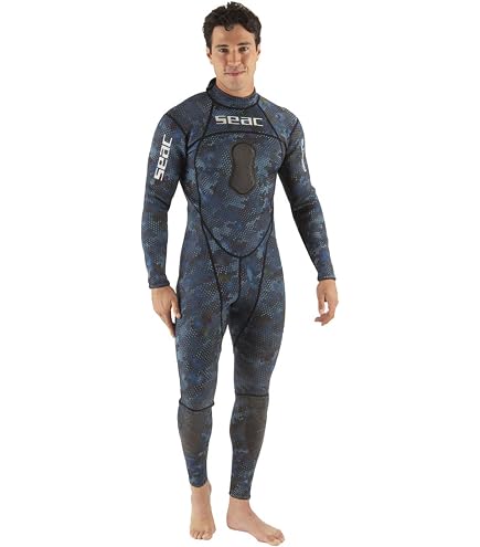 sea×me wetsuit 上下セット Amazon.com: Seac Black Shark, Two-Pieces 7 mm Open-Cell Neoprene