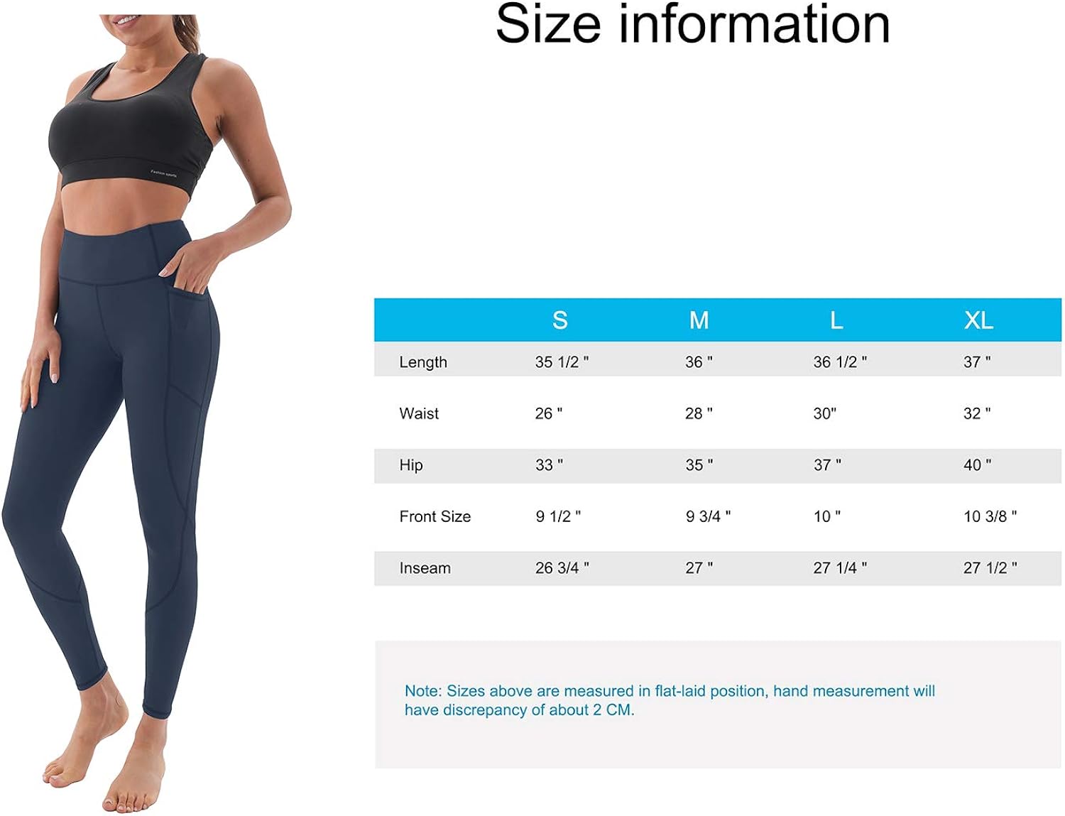 AFITNE Women’s High Waist Yoga Pants with Pockets, Tummy Control Workout Running 4 Way Stretch Yoga Leggings: Clothing
