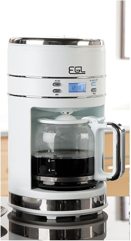 Egl Filter Coffee Maker White Amazon Co Uk Home Kitchen