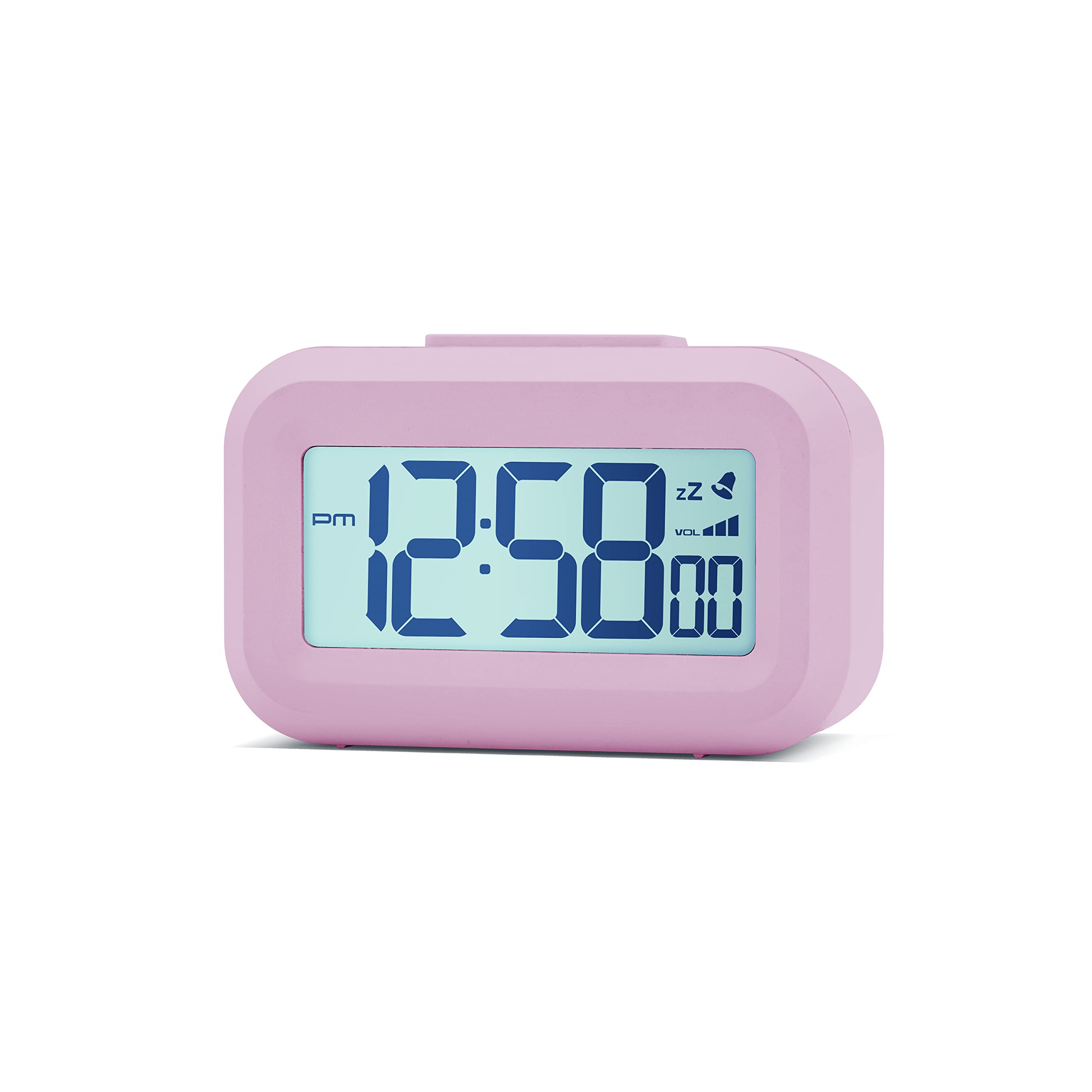 Acctim, Digital, Bedside, Mini Alarm Clock, Peach Bellini, One Size (16230)