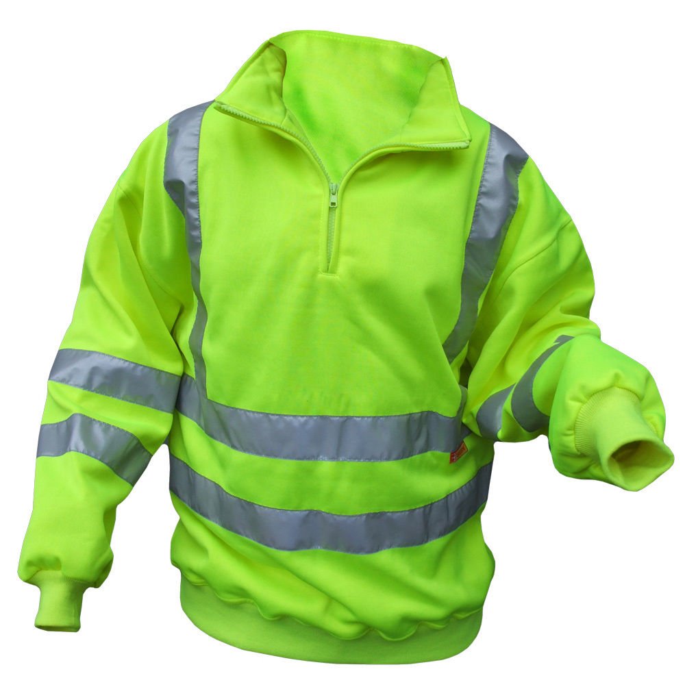 QUARTER ZIPPED SWEATSHIRT SATURN YELLOW XXL