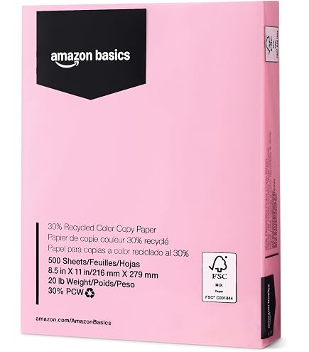 Amazon.com : Hammermill 102269 Recycled Colored Paper, 20lb, 8 1/2