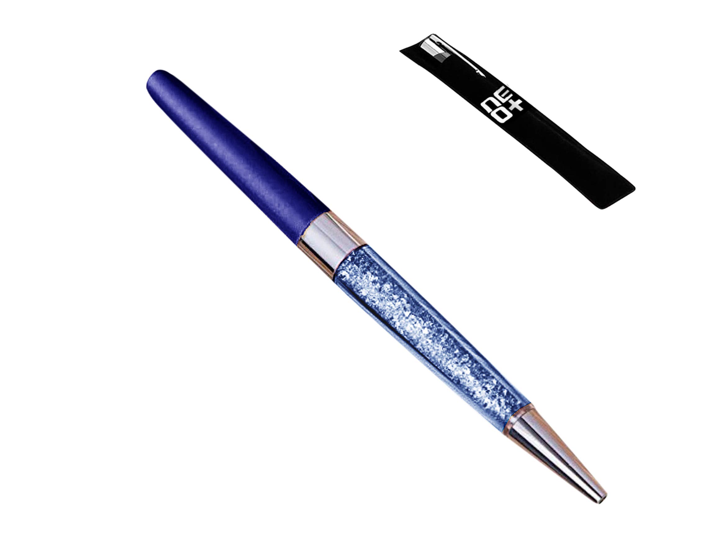 UK SELLER ! Crystal Ballpoint Pen Made with 140 sparkling Crystal Elements (NAVY)
