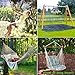 Tree Swing & Hammock Hanging Kit Straps -Two 5 ft Straps Holds 2200 lbs. -Attaches 2 Heavy Duty Carabiners Hook, Easy & Fast Swing Hanger Installation，No Stretching-Better than Swing Rope & Chain!