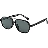 SOJOS Retro Aviator Sunglasses Womens Mens Vintage Double Bridge Sun Glasses 70s 80s 90s Shades SJ2399