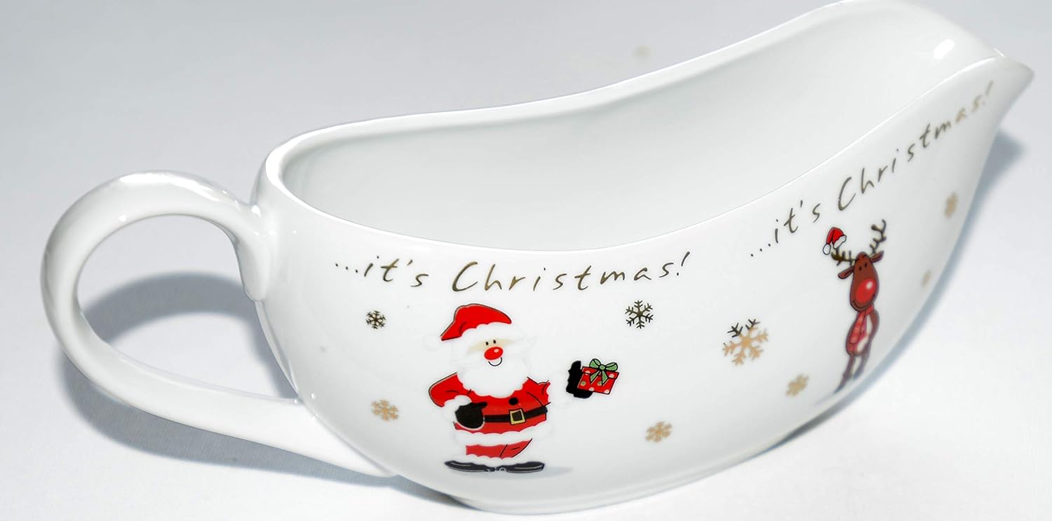 Father Christmas and The Snowman Christmas Table Gravy Boat (Ceramic