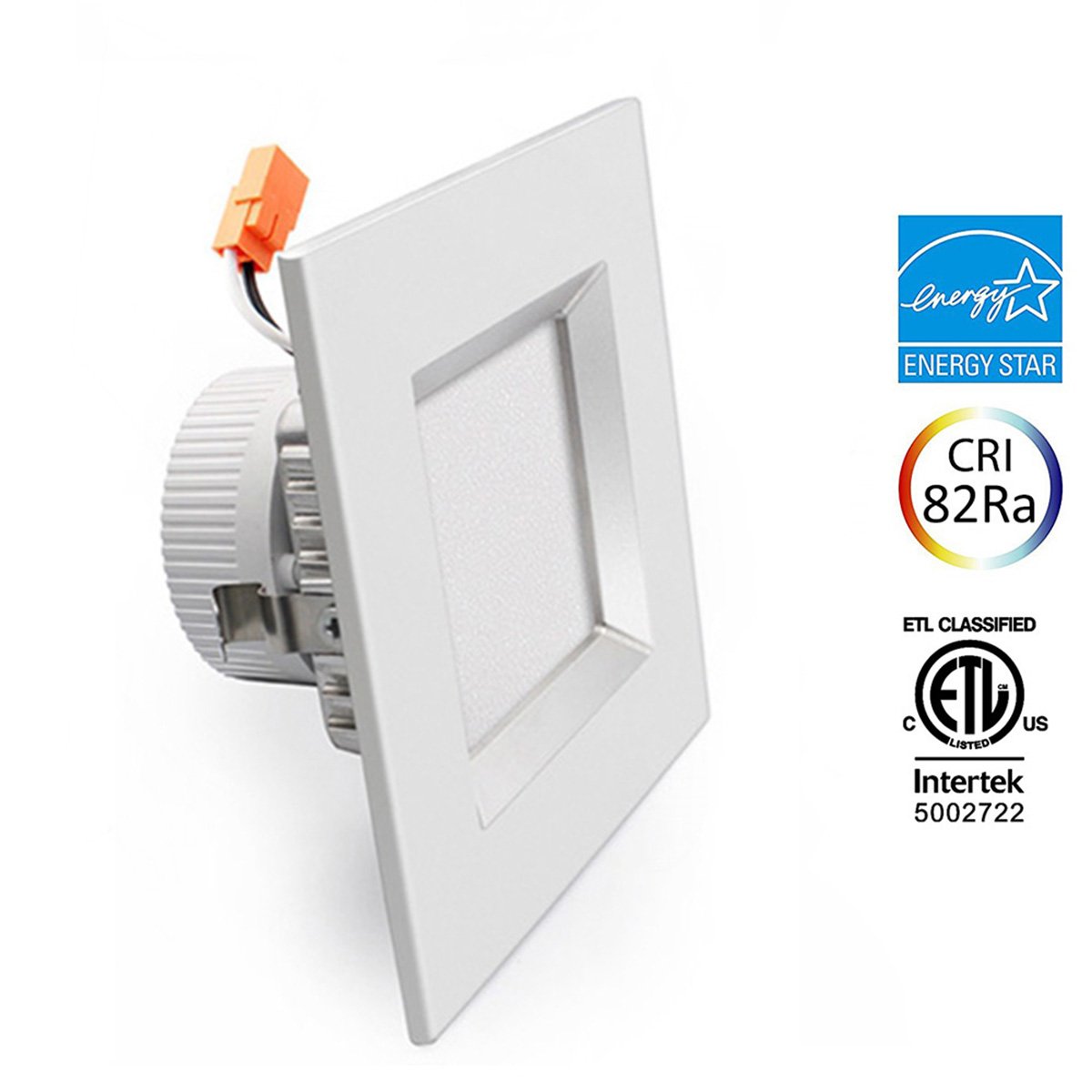 Recessed Lighting Square Led Ceiling Downlight Dimmable Flat Light 4 Inch 12w Retrofit Fixture Elt 3000k Warm White Energy Star Long Lifespan 50000 Hours Housings Recessed Lighting Fcteutonia05 De
