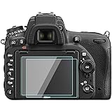 Nikon D850 D810 D750 D500 Screen Protector Tempered Glass 0.33mm thickness 9H Hardness for Nikon D850 D810 D750 D500 DSLR Camera 2 Pack