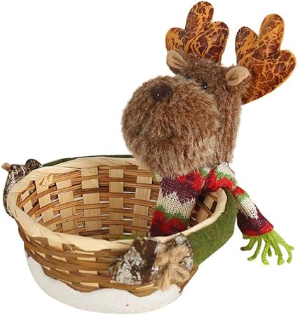 Decorazioni Natalizie X Dolci.Daccu Decorazioni Per Cestini Per Dolci Natalizi Decorazioni Per Cestini Per Regali Di Natale Decorazioni Natalizie Cestini Per Dolci Di Natale Yl1 C M Amazon It Casa E Cucina