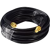 YOTENKO RF Coaxial Cable 16.4ft/5M RG58 SMA Male to