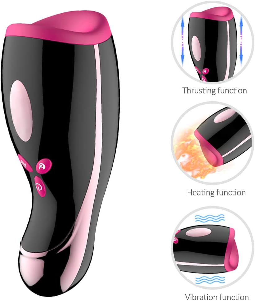 Male Massage Kit Handsfree 18 Speeds Thrustíńg Vibration Massage Vacuum Pump Tool, Men's Licking Pennis Sucking Toys Men's Device for Boyfriend Husband Sexy Underwear for Him