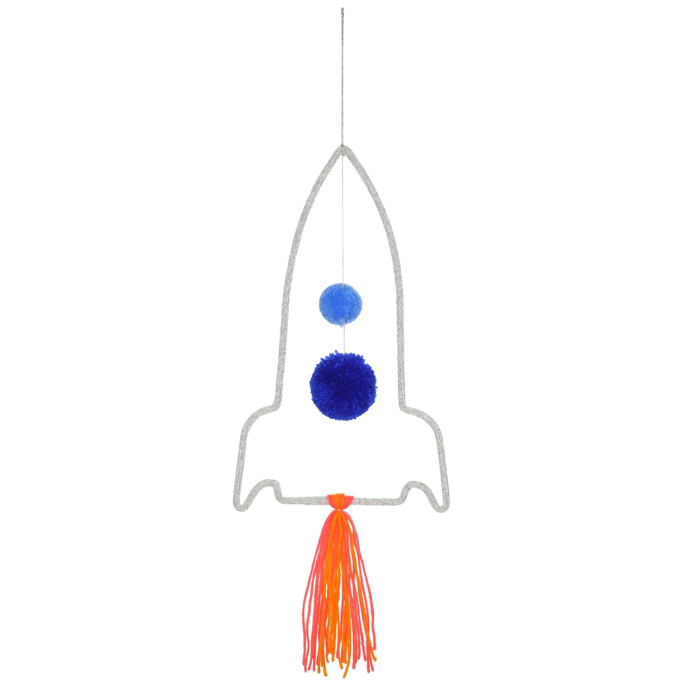 Meri Meri Rocket Wall Decoration (Pack of 1)