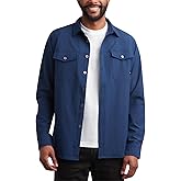 Spyder Mens Button Down Shirt Jacket - Performance Long Sleeve Shirt Jacket for Men - Casual Collared Mens Button Up Shirts