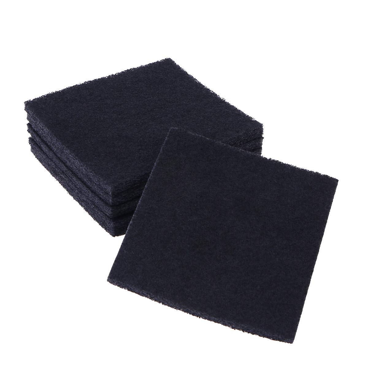 POPETPOP 6Pcs Square Shape Carbon Filters Cat Litter Boxes Filters Litter Pans Replacement Filters for Cat Litter Boxes Odor Control