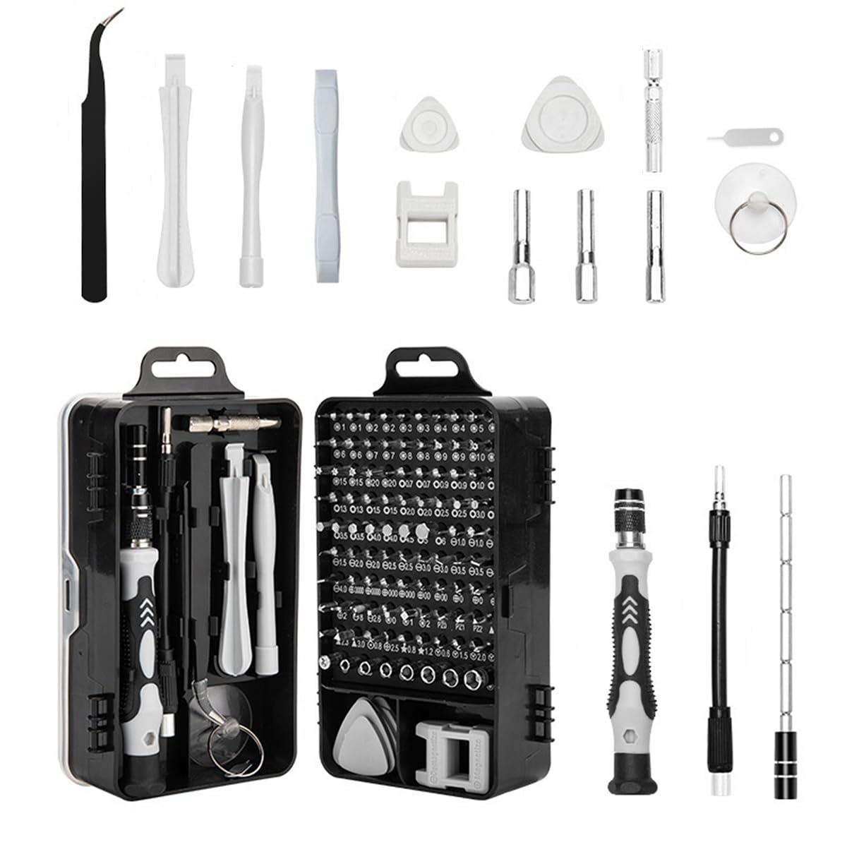 115 in 1 Precision Screwdriver Set, Mini Magnetic Screwdriver Sets, Repair Tools Kit, Hand Screwdriver Set for Laptop PC PlayStation Gamepad Phone Tablet