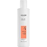 Nioxin System 4 Scalp + Hair Thickening Conditioner For Colored, Dry, & Damaged Hair with Progressed Thinning Maintain Vibrant Color Nourish & Boost Hair Density with Niacinamide & Biotin