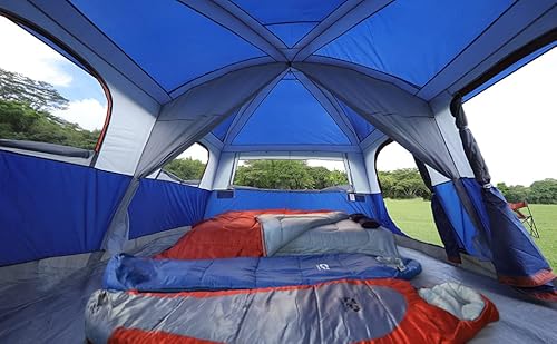 CAMPROS CP 12 Person Cabin Tent, Room Extra Large Straight Wall