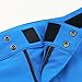 ARSUXEO Outdoor Sports Men's MTB Cycling Shorts Mountain Bike Shorts Water Resistant Blue Size Large