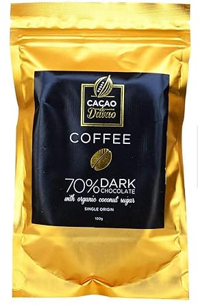 Amazon Com Cacao De Davao Coffee 70 Dark Chocolate With Organic