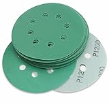 MAXMAN 5-Inch 8-Hole Sanding Discs,1000 Grit