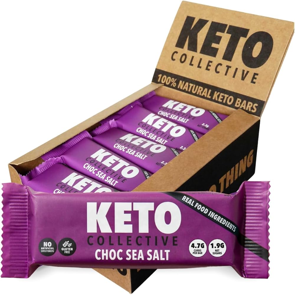 Keto Collective Keto Bars 15x40g | 2g Net Carbs | Vegan Gluten Free UK Made