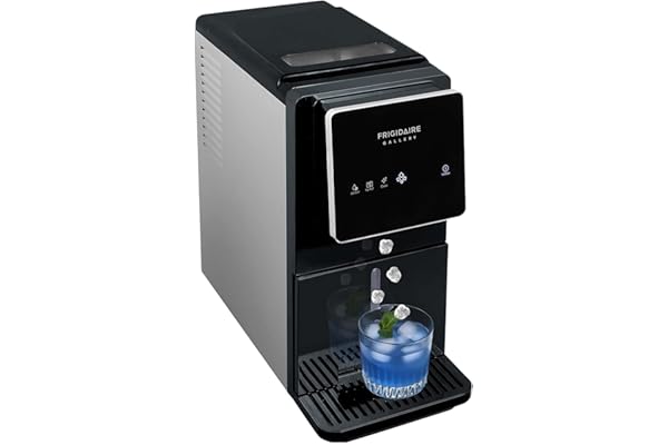 FRIGIDAIRE Touchscreen Nugget Ice Maker, Countertop Ice Machine, Sonic Ice Maker with 33 lbs. Capacity, Slate