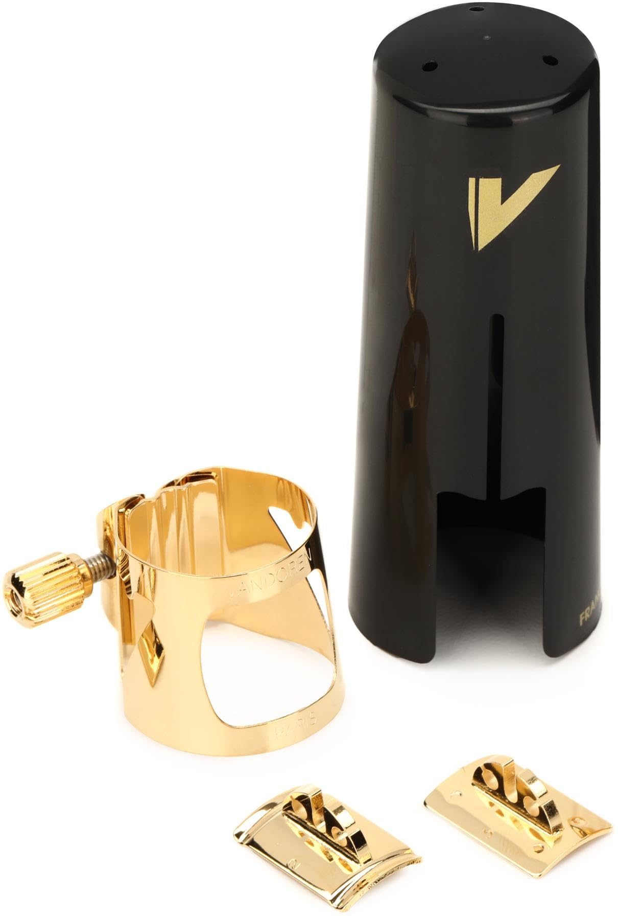 Vandoren LC090P Optimum Ligature for Baritone Saxophone V16 with Plastic Cap,black