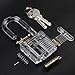 Educational Toys DIY Clear Demonstration & Practice Padlock Easy Assembly and Disassembly