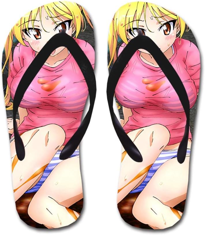 Amazon Com Kaiwenli Boom Girl Series Suzuki Rinno Pattern Anime Thong Sandals Cartoon Flip Flops Summer Beach Shoes Non Slip Soft Slippers Suitable For Men And Women Size S Home Kitchen
