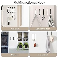 KYOEON Coat Hooks Wall Mounted, 4Packs