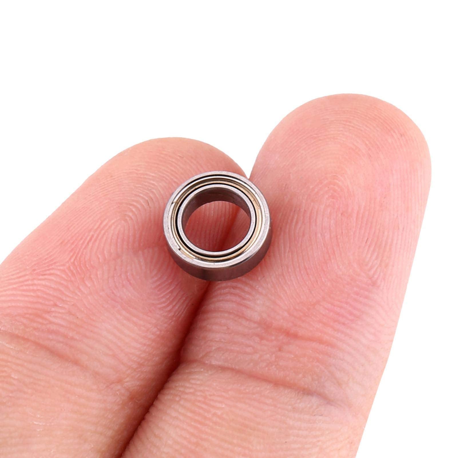 10Pcs Ball Bearings, MR85ZZ Double Shielded Ball Bearings Miniature Steel Ball Bearings, Deep Groove Ball Bearings for Skateboards, Inline Skates, Scooters(5x8x2.5mm)