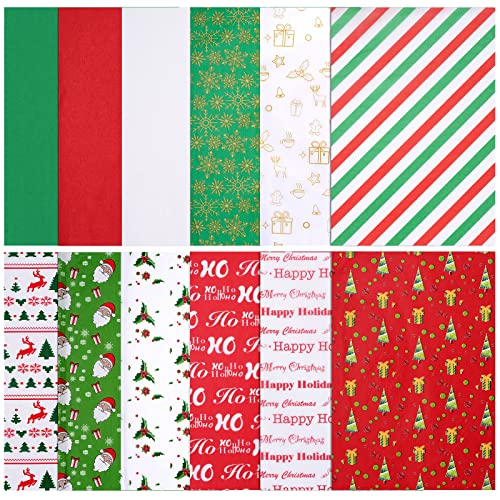 Blisstime Christmas Tissue Paper, 180 Sheets 19.7
