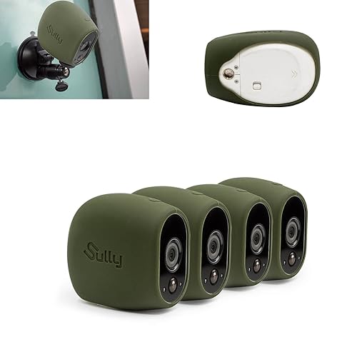 Silicone Skins for Arlo HD (4 pcs Green) for Arlo HD Wireless Free