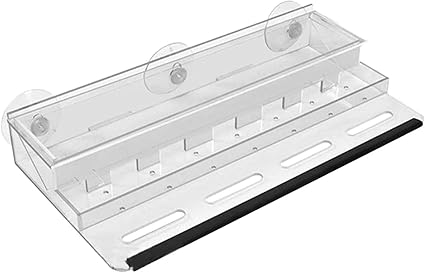 Zilosconcy Futtersilo für Vogel Transparente Acryl Vogel Feeder
