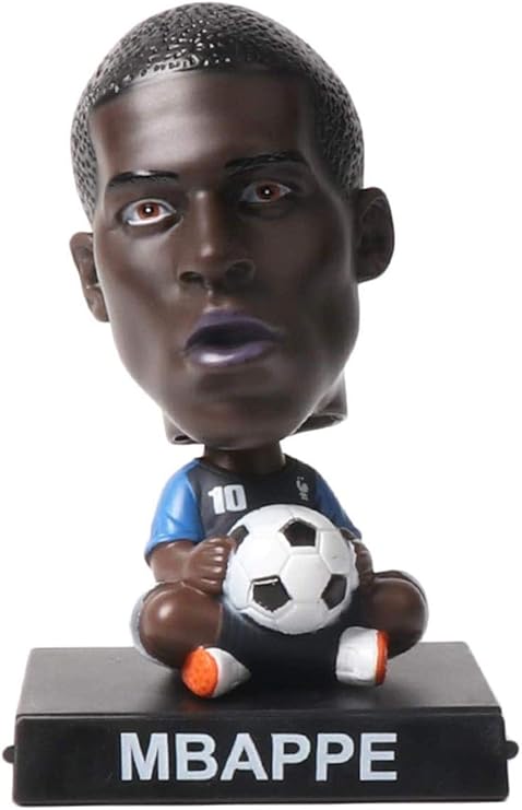 Amazon Co Jp ボブルヘッドは 彼の頭の車を振っqバージョンフットボールのスターフィギュアメッシ ロナウド ネイマール ダ シウバ サントス ジュニオール ベッカム Mbappe Pogba サラ アザーカーデコレーション カラー F Cactusus ホーム キッチン
