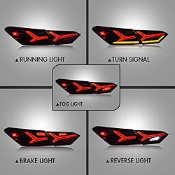 T T-ABC Taillights Compatible with Toyota Camry