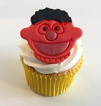 12 Sugar Sesame Street Character Cake Toppers Ernie Edible