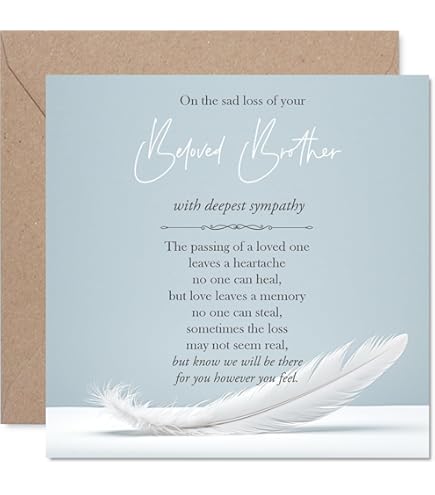 Carte De Condoléances « On The Sad Loss Of Your Wife » – Carte De Condoléances Avec Roses Blanches – Cartes De Deuil Pour Adultes – Cartes Thinking Of