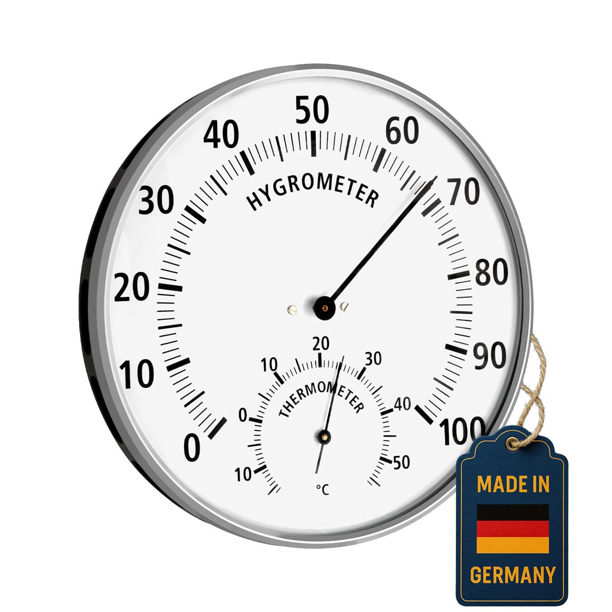Blooming Weather 45.201900000000002 Analogue Thermo-Hygrometer - Chrome