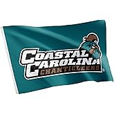 Desert Cactus Coastal Carolina University CCU Flag - 3 x 5 Feet Chanticleers Banner, Indoor/Outdoor Durable Fabric, 100% Polyester Design (Style 4)