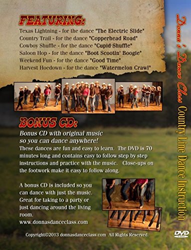 Donna's Dance Class Country Line Dance Instruction DVD