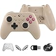 GuliKit KK3 Pro Wireless Controller for Switch/Switch OLED, Bluetooth Controller for PC/Steam Deck, Hall Joysticks/Trigger, 1000Hz Polling Rate, Maglev/Rotor/HD Vibration, Hyperlink Adapter (GB)
