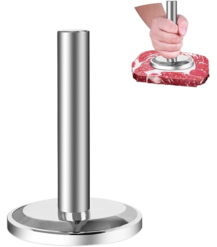 Stainless Steel Meat Tenderizer – 304 Steel Heavy-Duty Hammer For Chicken & Steaks, 562g