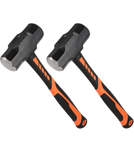 JOIKIT 2 PCS 4lb Sledge Hammer, 14.5 Inch Drilling Crack