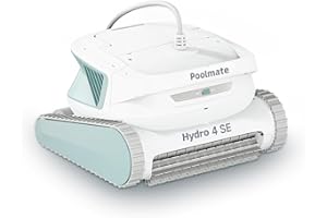 DEENO Automatic Robotic Pool Vacuum Cleaner, Wall Climbing/Waterline Scrubbing, Top Load Large Filter, Ideal for Above/In-Ground Pools up to 40 FT Length, Smart Navigation, Ultra Cleaning Modes, Dual Inlet